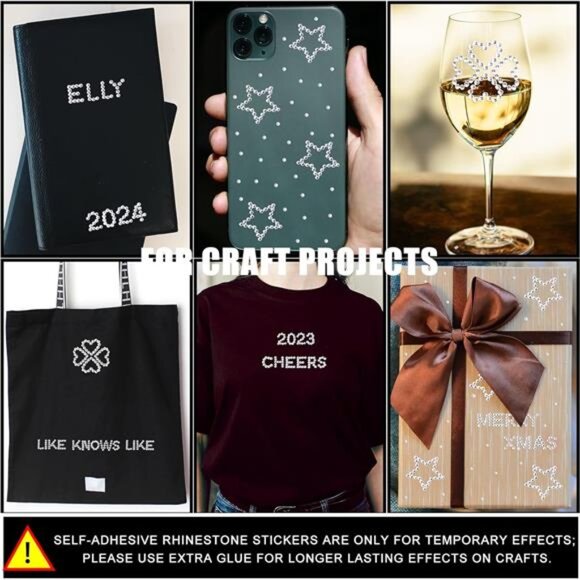 Hair Face Gems Jewels Self Adhesive Heart Numbers Letters  (5 Sheets, 463 Pcs) - Picture 5 of 6